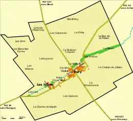 Carte de la commune