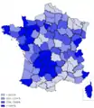 Jacques Chirac (RPR, 18,00 %)