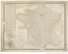 Carte de France.