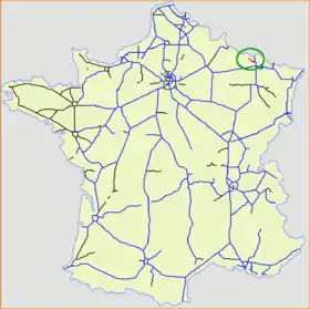 Carte de la route.