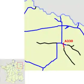 Carte de la route.