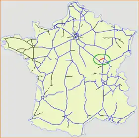 Carte de la route.