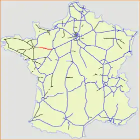 Carte de la route.