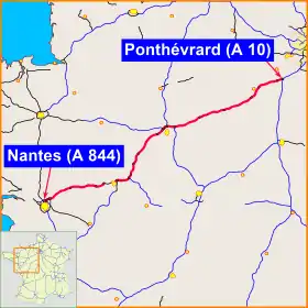 Carte de la route.