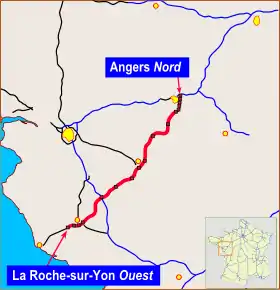 Carte de la route.