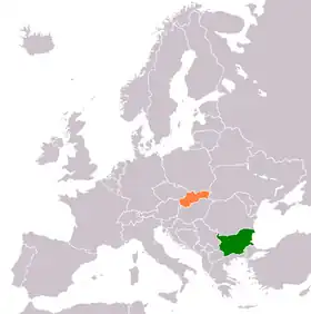 Slovaquie et Bulgarie