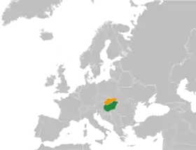 Localisation des deux états en Europe