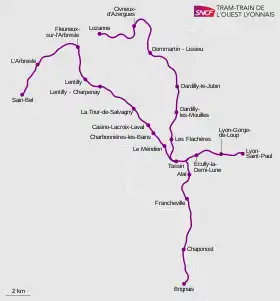 Image illustrative de l’article Tram-train de l'Ouest lyonnais