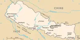 Description de l'image Carte Nepal.png.