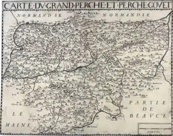 Comté du Perche et du Perche-Gouët au XVIIe siècle.