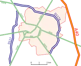 Carte de la route.