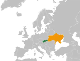 Localisation des deux états en Europe