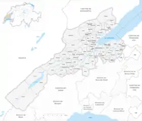 Localisation de District du Jura-Nord vaudois