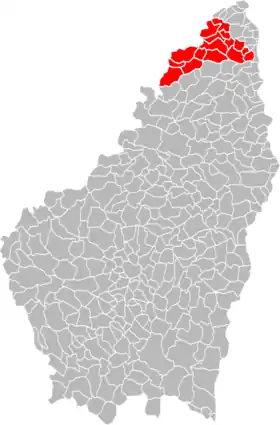 Localisation de Communauté d'agglomération du Bassin d'Annonay