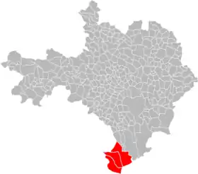 Localisation de Communauté de communes Terre de Camargue