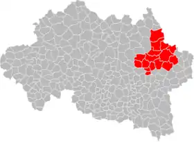 Localisation de Communauté de communes Val de Besbre - Sologne Bourbonnaise