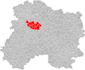 Localisation de Communauté de communes de la Grande Vallée de la Marne