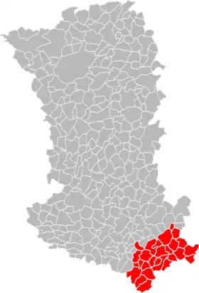 Localisation de Communauté de communes du Cœur du Poitou