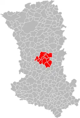 Localisation de Communauté de communes du Pays Sud-Gâtine