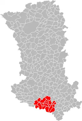 Localisation de Communauté de communes du Val de Boutonne