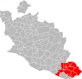 Localisation de Communauté territoriale du Sud Luberon
