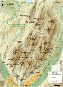 Carte topographique.