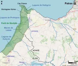 Carte du parc national