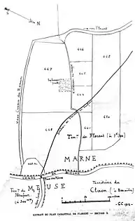 Localisation du site de Pont-des-Rèmes.