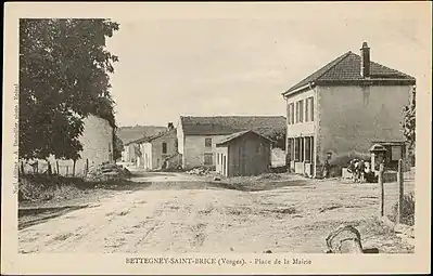 Vue historique de la place de la Mairie.