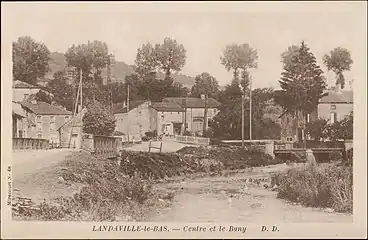 Landaville-le-Bas, Centre et le Bany.