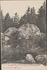 La roche des Quatre-Clochers.
