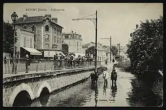 L'abreuvoir du Pont d'Antony.