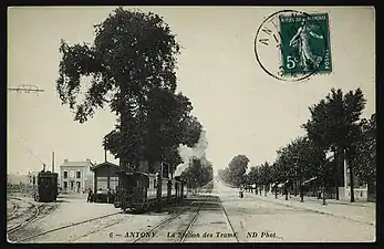 Station de tramway du Pont d'Antony.