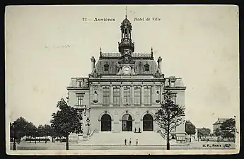 Nouvel Hôtel de Ville d'Asnières-sur-Seine depuis 1899