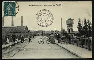 Carte postale expédiée en 1910.