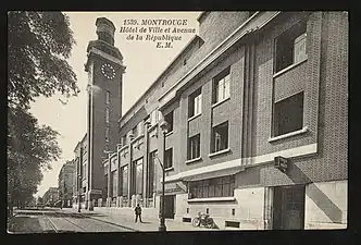 Hôtel de Ville et avenue de la République.