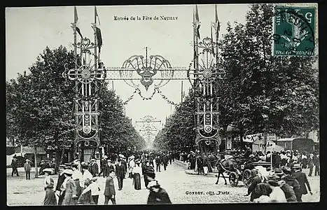 Entrée de la Fête de Neuilly.