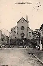 Carte postale ancienne - Grotte de Lourdes de Rosselange