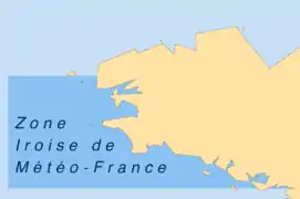 Zone « Iroise »de Météo-France