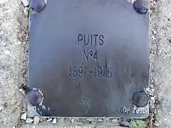 Puits no 4, 1897 - 1975.