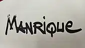 signature de César Manrique