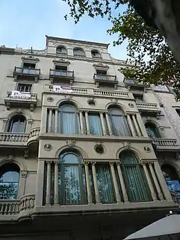 Casa BonetPasseig de Gràcia conçue par Marcel·lí Coquillat