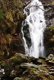 La cascade du Léziou, au-dessus de Salau.