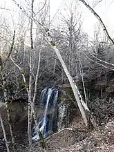 Cascade du trador, commune de Laqueuille