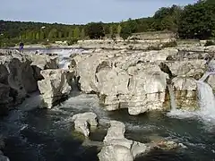 Autre vue des cascades du Sautadet.