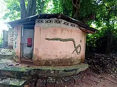 Case pour rituels de La Forêt Sacrée de Kpassè.