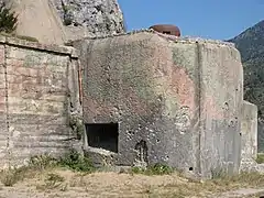 Casemate de flanquement de l'escarpe Est.