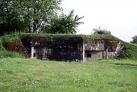 Vue extérieure de la casemate du Légeret.