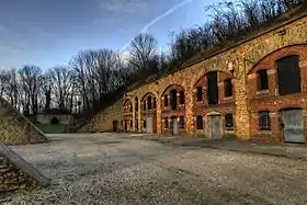 Casernement du fort de Chelles, en mars 2012.