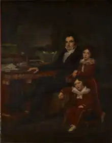 Casimir Perier avec ses fils Auguste et Paul (par Louis Hersent).
